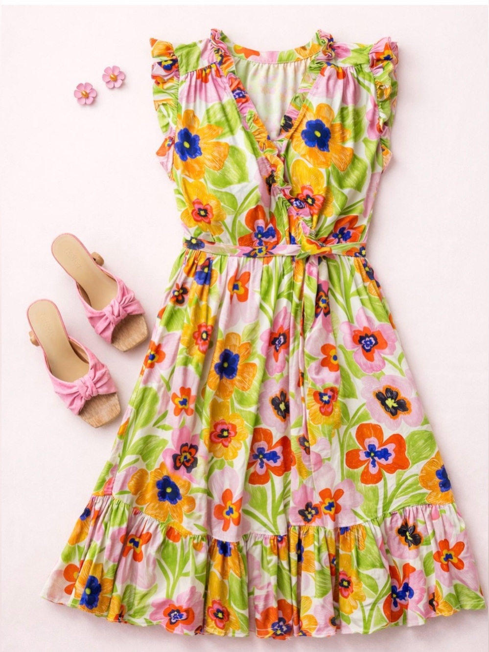FRNCH
SUMMER - Day dress - spicy garden creme